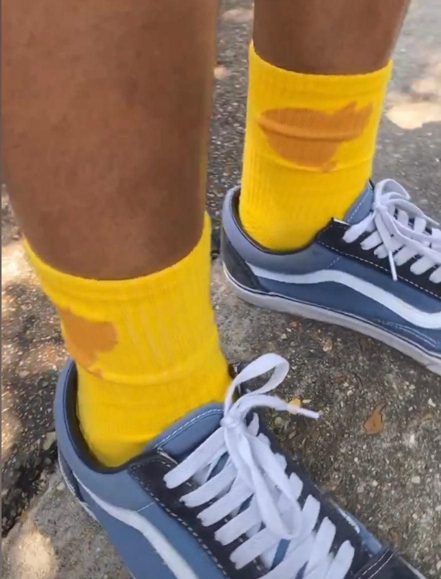 Flying Lemon Logo Socks