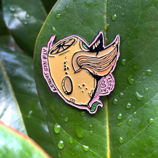 Lemons Can Fly Logo Pin